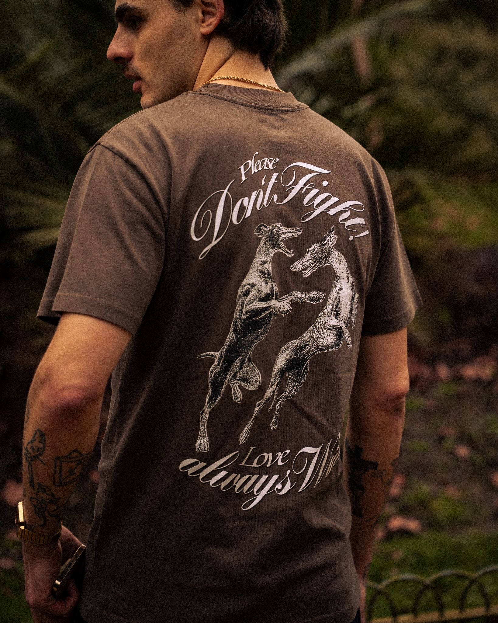 Purity "Fight Tee" Brown